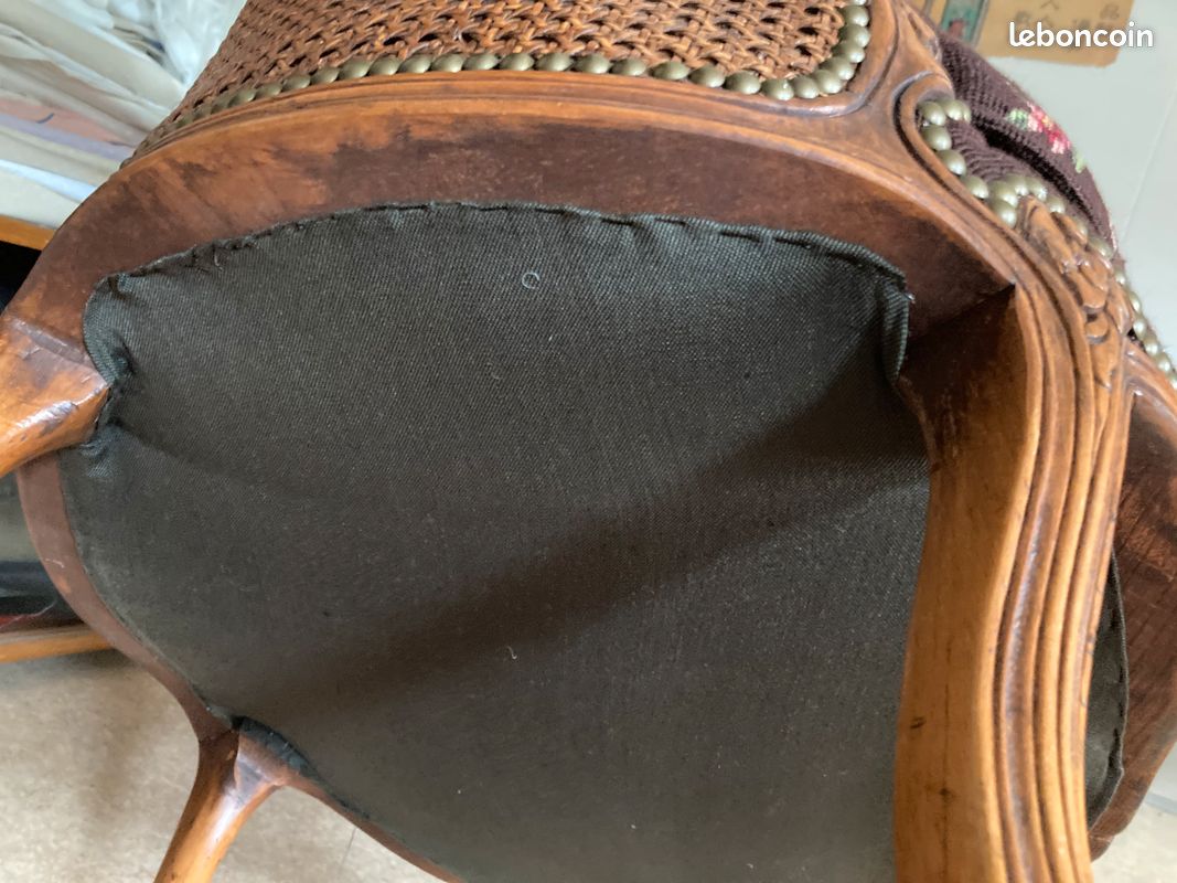 Paire de Bergères style Louis XV (image 7)