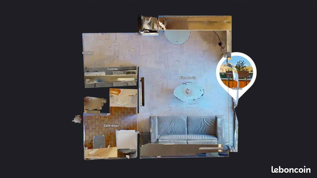 Appartement a louer cannes - 1 pièce(s) - 19 m2 - Surfyn