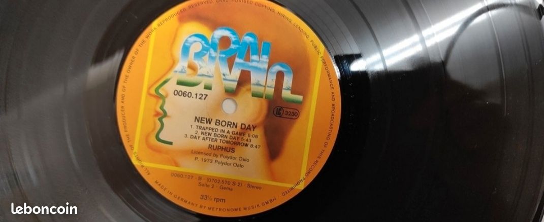 [RARE] RUPHUS - New born day - Disque vinyle LP 33 tours (image 5)