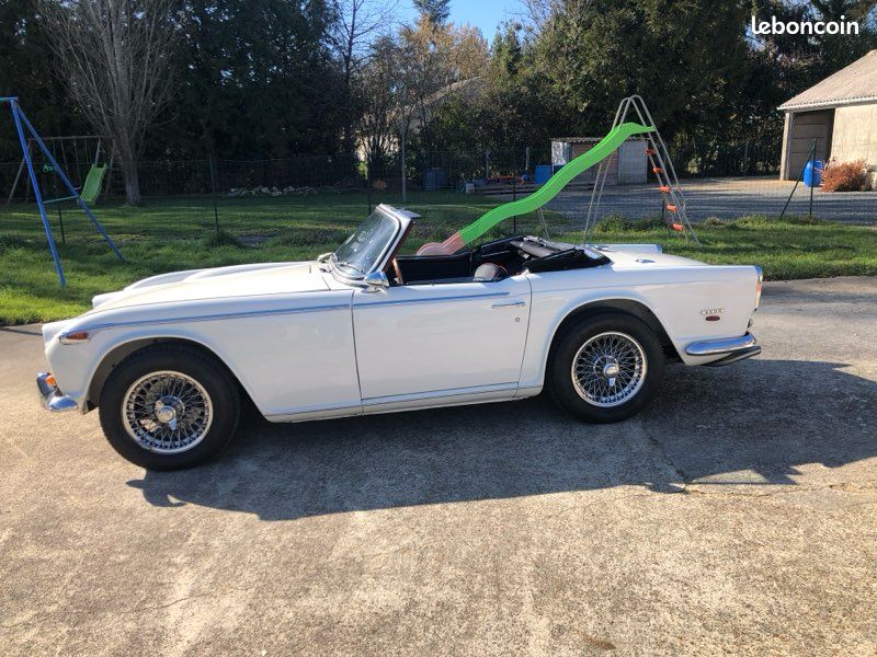 Triumph TR5 PI – 1968 – “Old English White” – Rare, désirable, authentique (image 2)