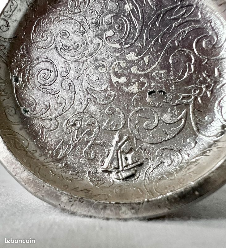 Mors De Bride Western Ray Maheu Gravé Argent Sterling - Artisanat Américain