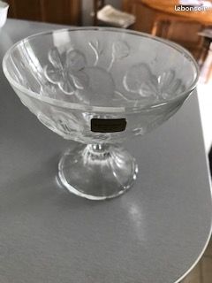 Bonbonnière Luminarc 1L Vintage Années 80 – Verre Aqua Art Déco