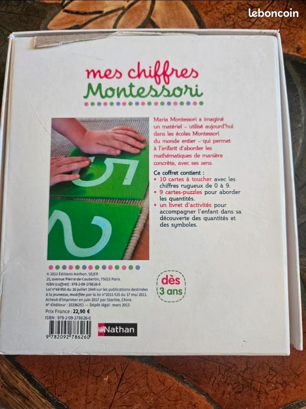 Jeu montessori les chiffres (image 5)