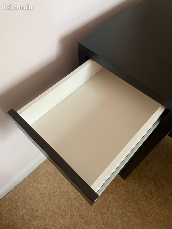 Bureau brun noir MICKE Ikea (image 4)