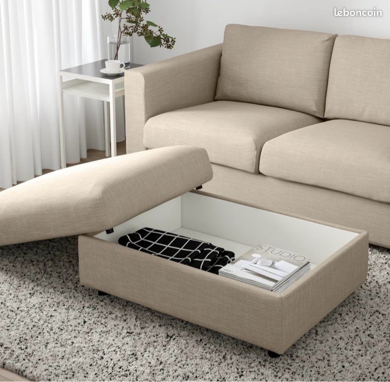 VIMLE housse canapé d'angle, 4 places, av accoudoirs larges/Gunnared gris moyen