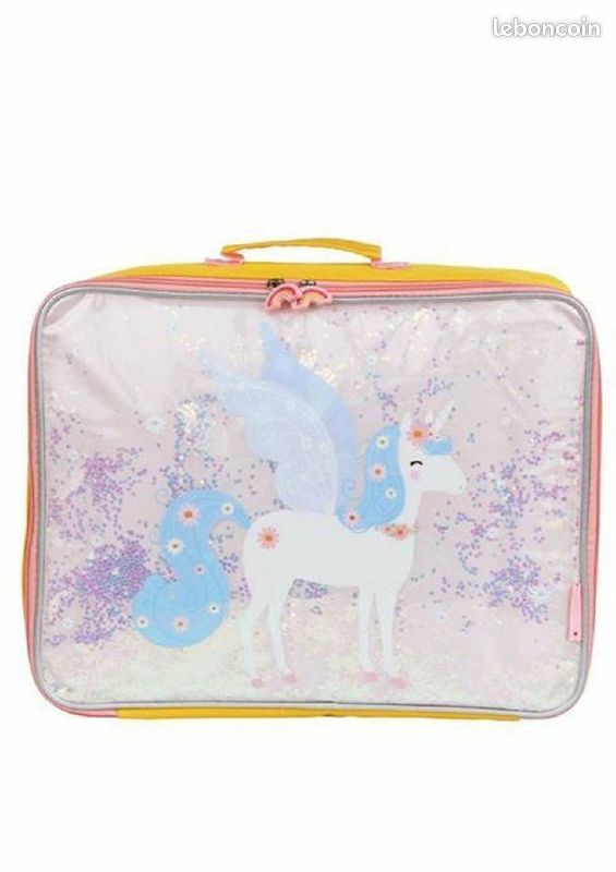 Valise licorne paillettes (image 1)