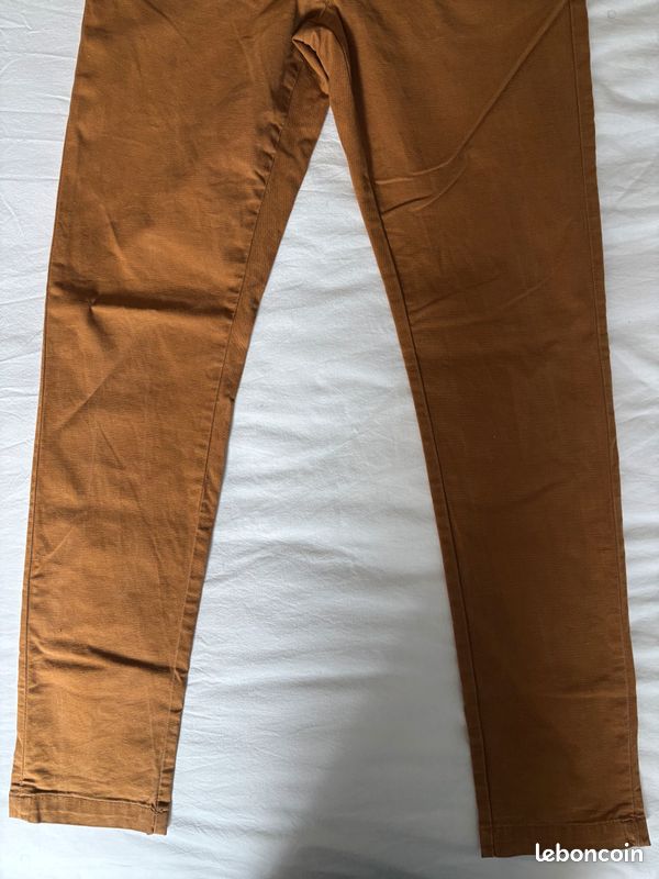 Pantalon chino camel homme/ado (image 3)