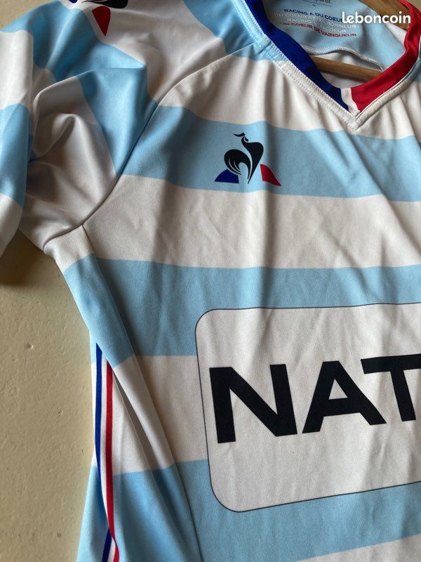 Maillot De Rugby Racing 92 - Taille M - Occasion - Envoi Gratuit