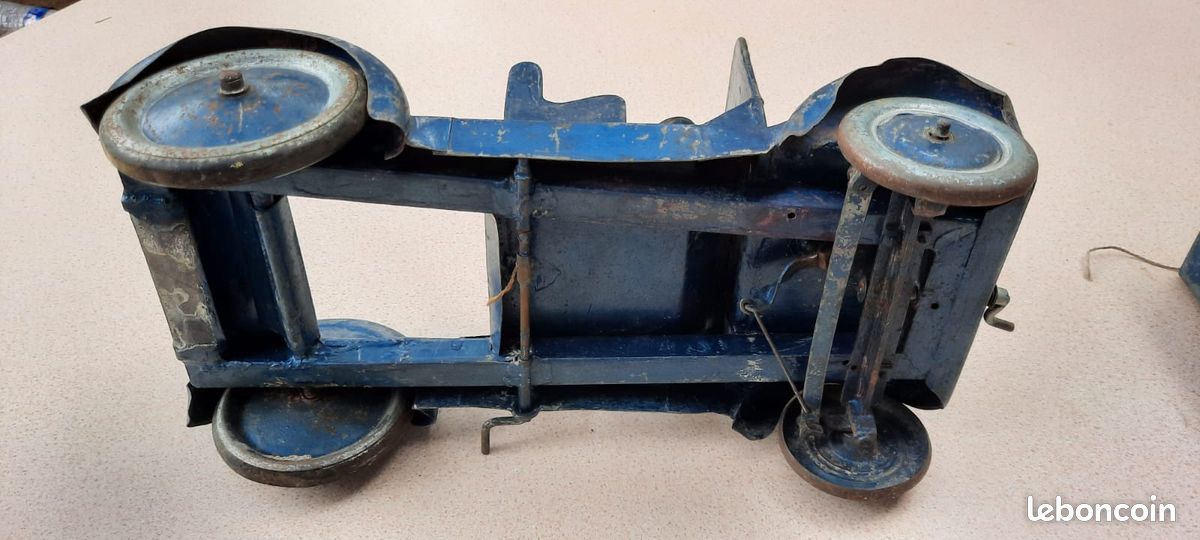 Ancien camion pick-up en tôle jouet circa 1920 camion automobile (image 13)