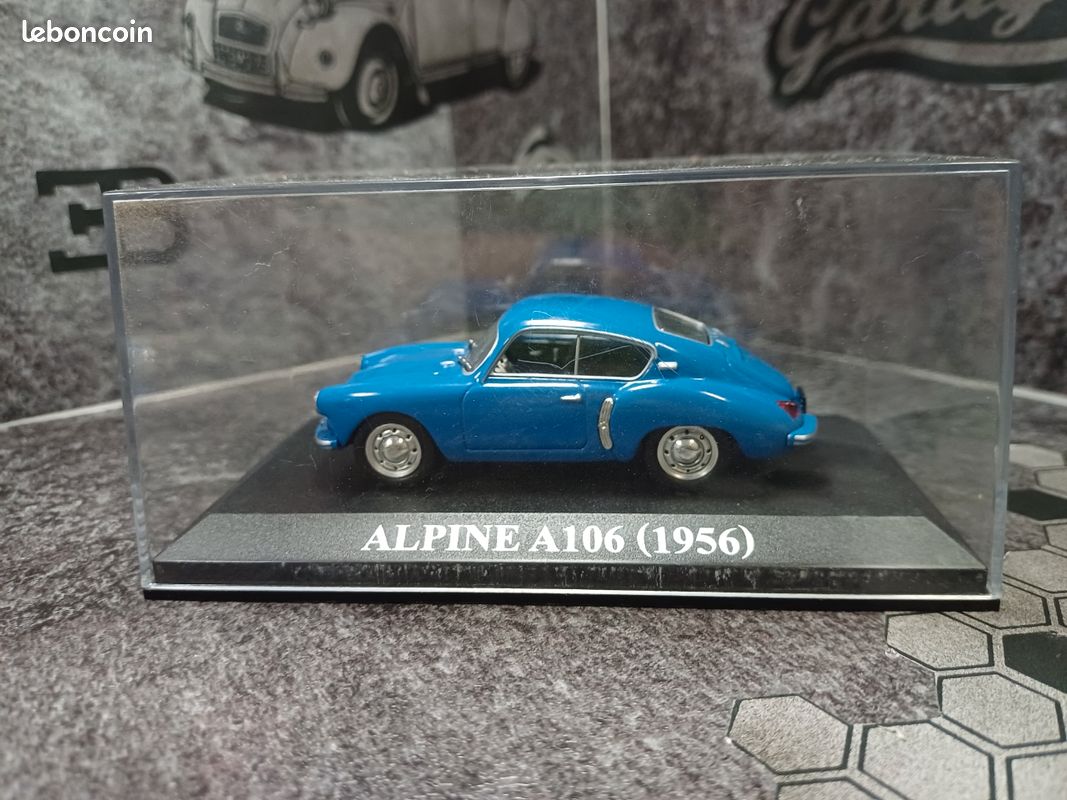 Voiture Miniature Alpine A106 1956 échelle 1/43 - IXO/Altaya, Neuve Sous Boîte