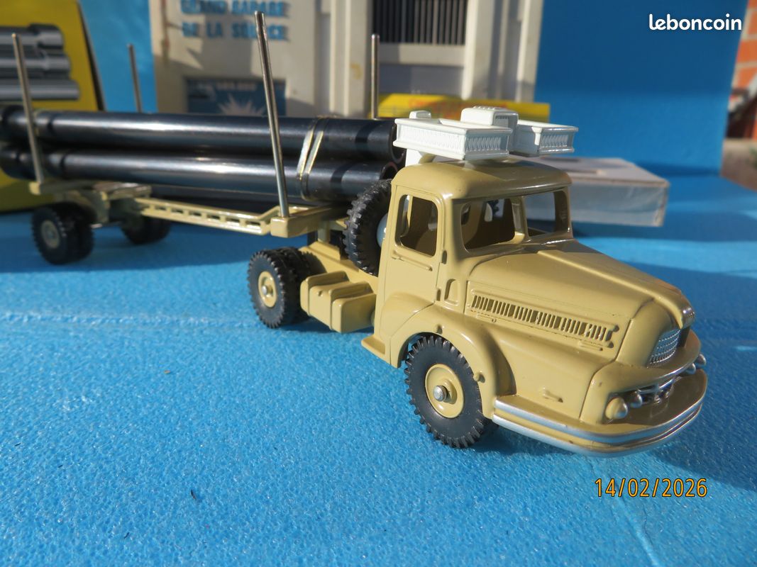 CIJ NOREV CAMION UNIC SAHARIEN SEMI REMORQUE PORTE PIPE LINE neuf boite (image 5)