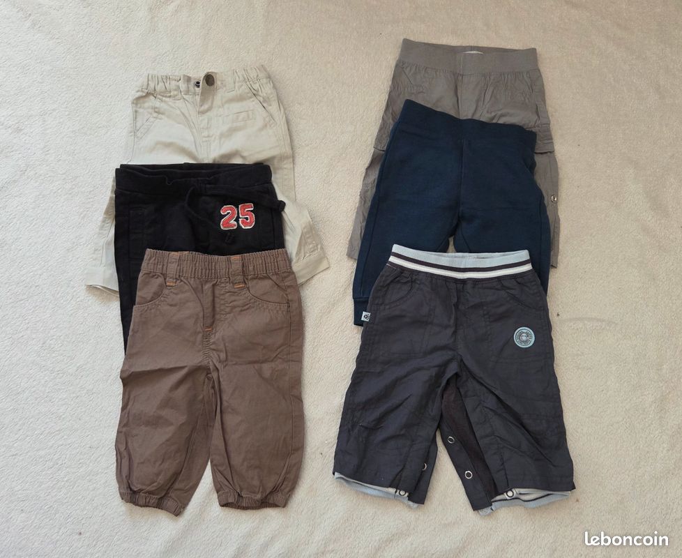 Lot vêtements bébé 3 mois (60 cm) – 52 pièces – Très bon état (image 2)