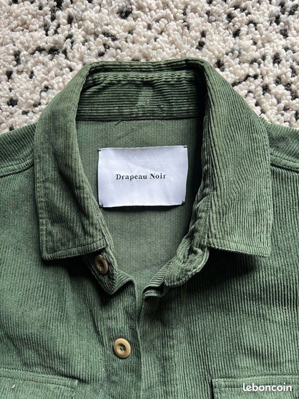 Veste surchemise Drapeau Noir Vêtements