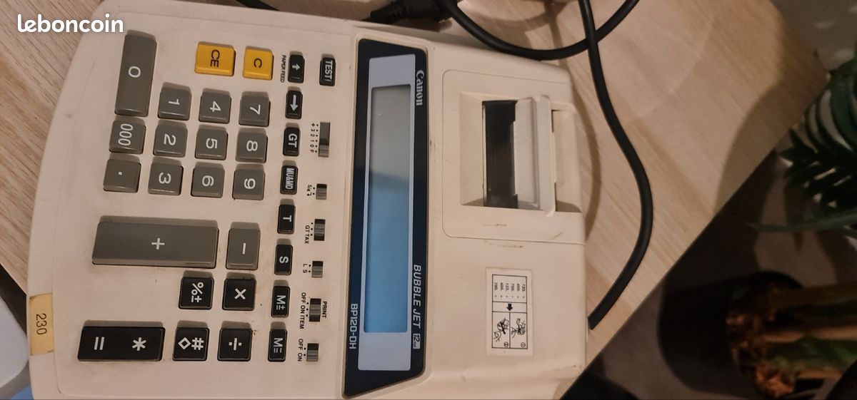 CANON - Vintage MACHINE A Calculer CANON MP1210-D