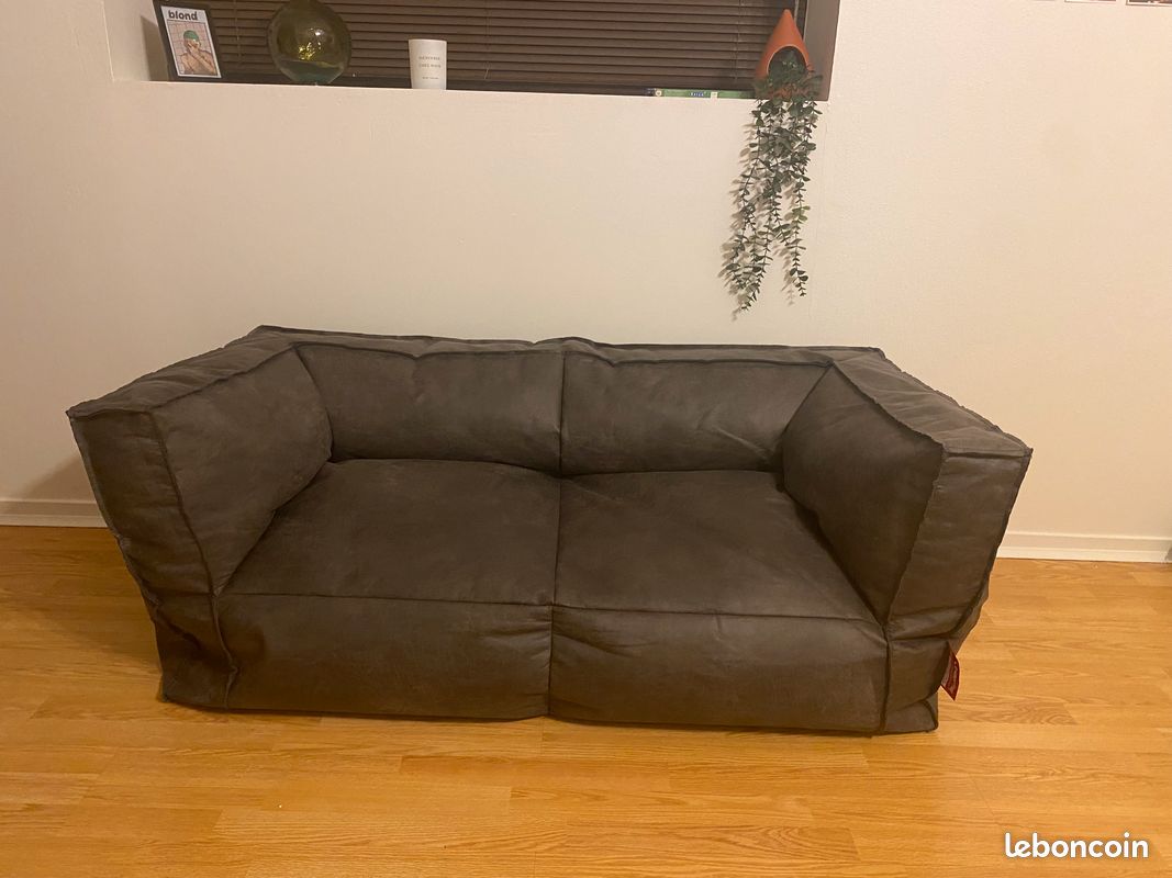 Canapé pouf Lounge Pug Big Bertha Cuir (image 7)
