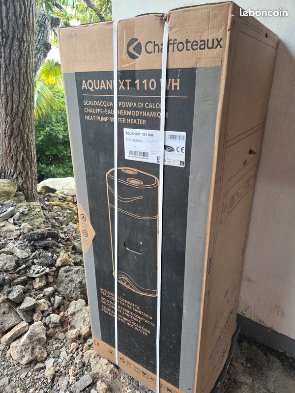 Chauffe-eau thermodynamique Chaffoteaux Aquanext 110 WH – Neuf (image 1)