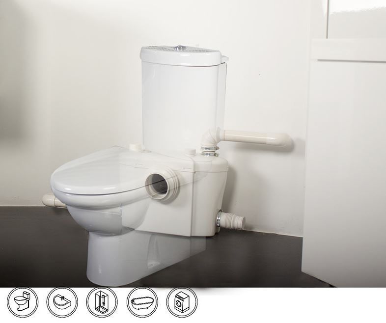 Achat Broyeur WC sanitaire avec Alarme BSF-600D - Bain Sanitaire France la  Qualité au meilleur prix