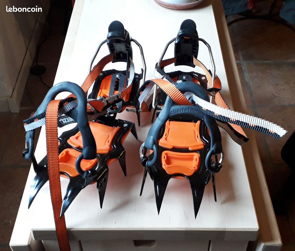 Automatic Crampons Crampons Petzl Vasak Semi-automatic And