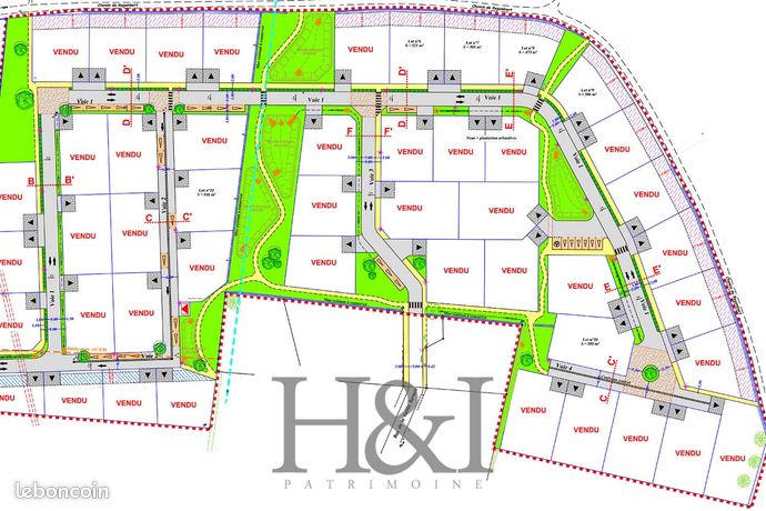 Terrain 473 m² NOUAILLE MAUPERTUIS