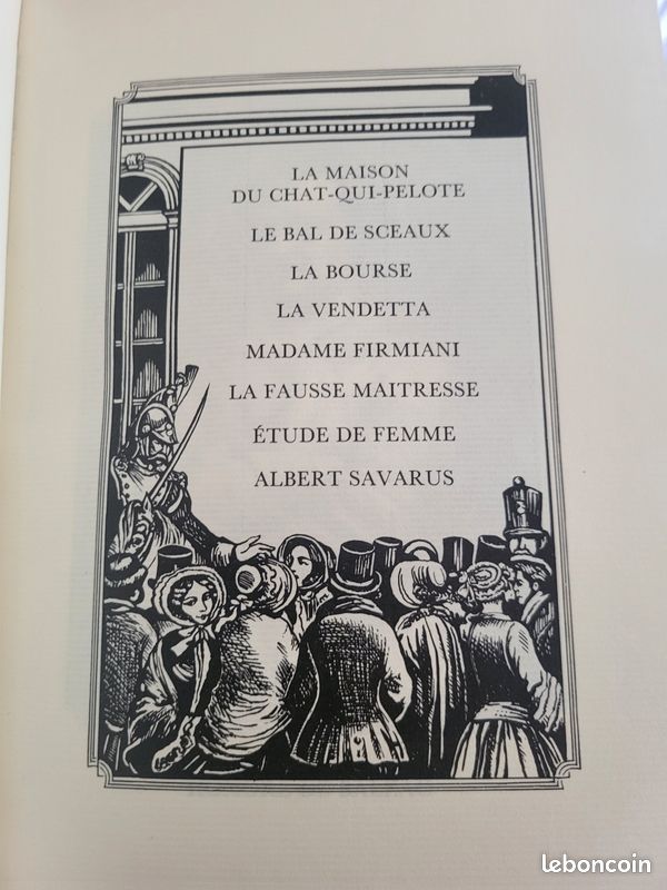 Lot 6 premiers tomes de la Comédie Humaine de Balzac dans la collection Jean de Bonnot (image 2)