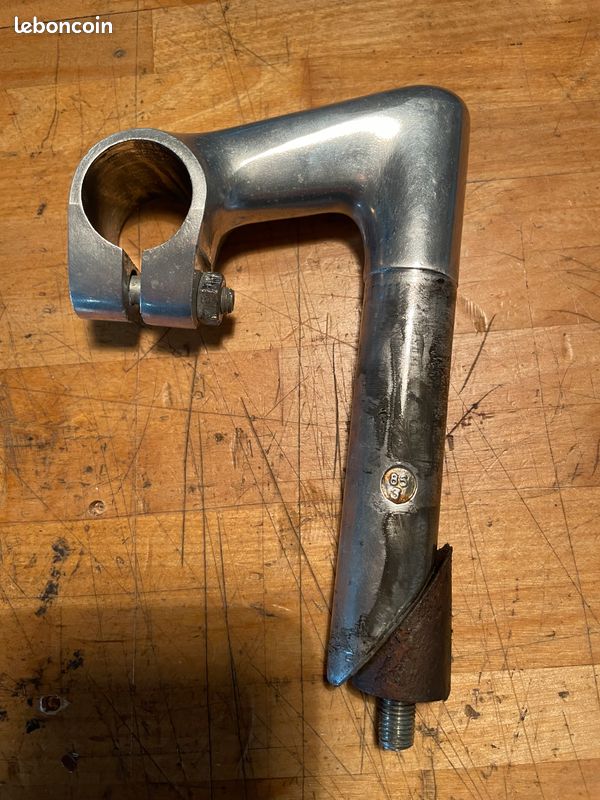 Potence De Vélo Vintage Sans Marque - 115mm, Diamètres 25,4/22,2, Années 80/90 VTT