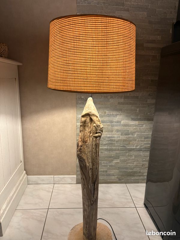 Lampe en bois flotté 1,10m neuve (image 9)