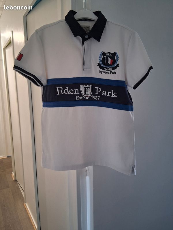 France Rugby Eden Park Polo Rugby Audace Striped Sweater Eden Park