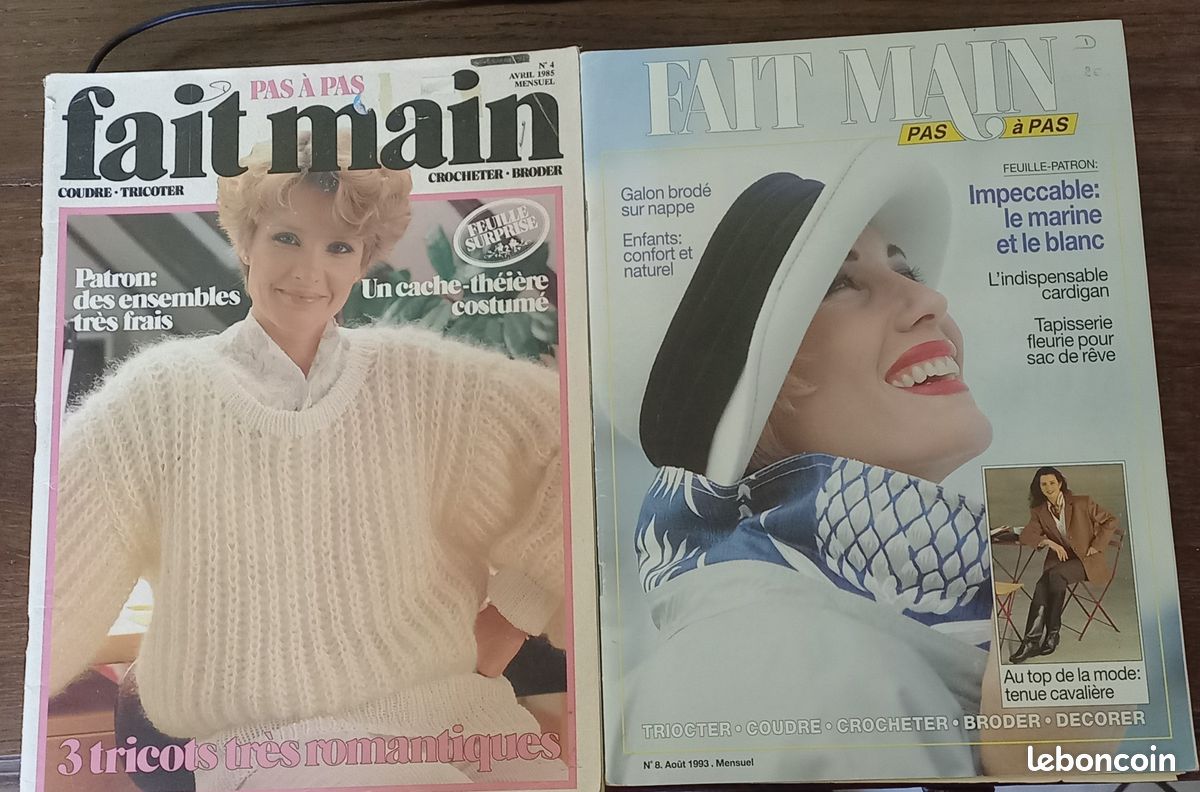Couture magazine fait main N° 4 et 8 (image 1)