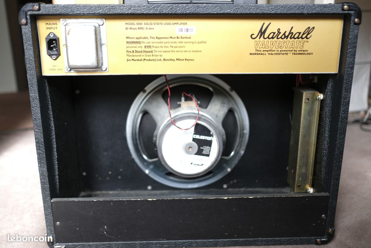 Vintage ampli Marshall Valvestate 80V model 8080 avec footswitch (image 9)