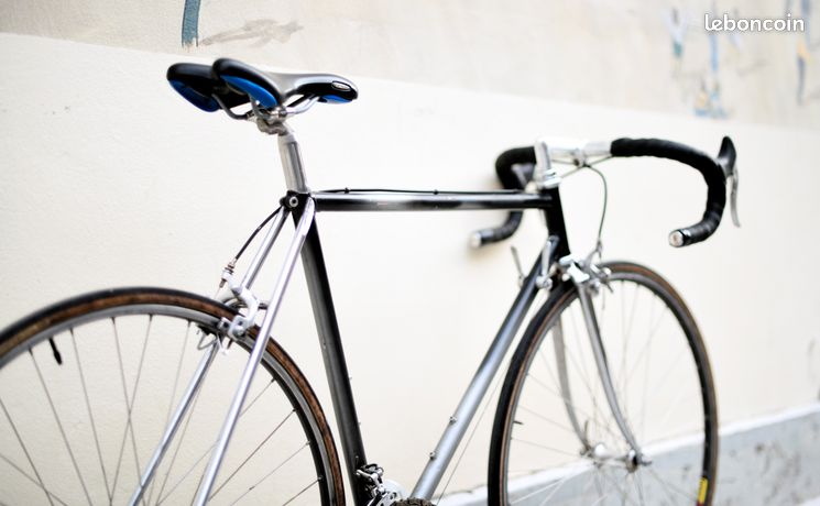 Cadre Vélo Course Spinella Acier - Groupe Campagnolo Super Record, Fabrication Italienne, Occasion