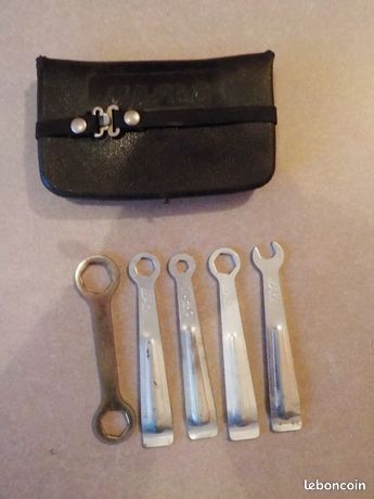 Sacoche vélo vintage MAFAC noir avec outils - Équipements vélos