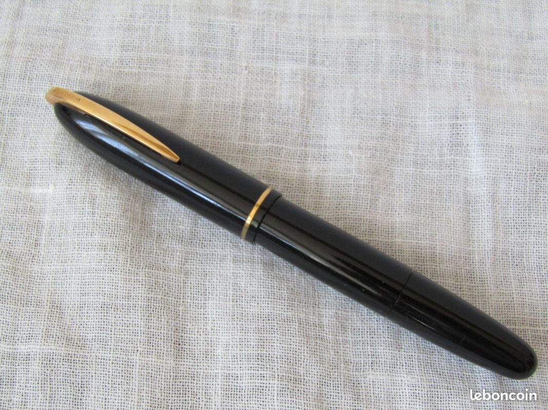 Stylo Roller WATERMAN Ancien En Acier Lisse - Occasion Excellent état Avec Recharge