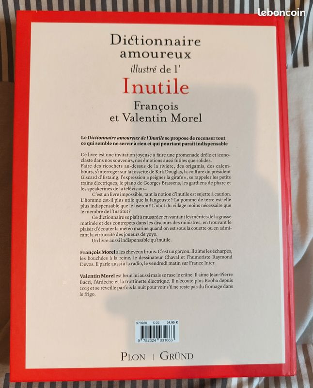 Dictionnaire amoureux illustré de l'Inutile de François Morel (image 2)