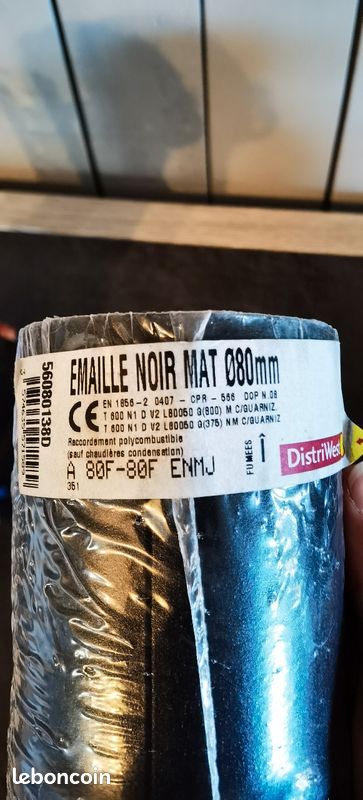 Tampon poêle email noir (image 2)