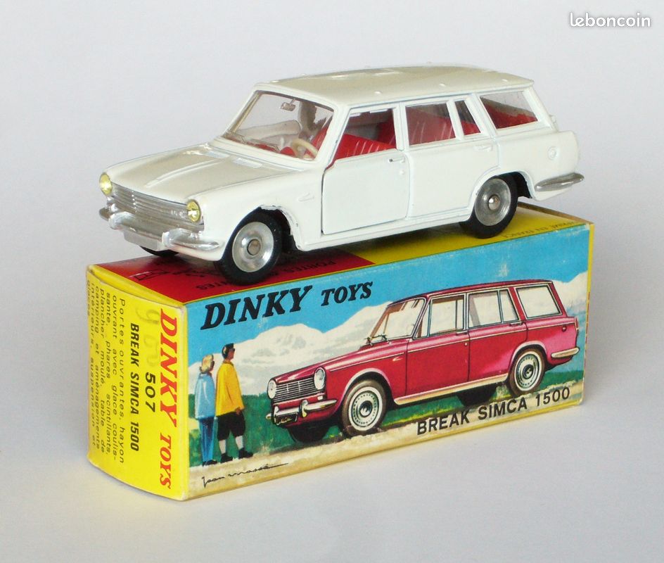Dinky Toys Atlas Simca 1500 Break Police - Miniature Collection Métal