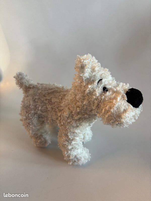 Peluche Milou vintage (image 1)