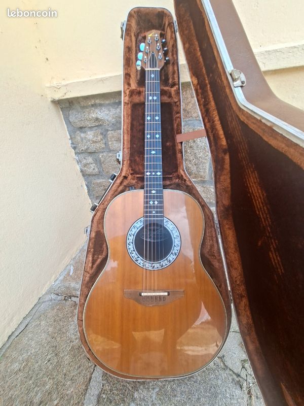 Ovation Custom Balladeer 1612-4 USA Vintage (1976/1977) – Étui d'origine (image 1)