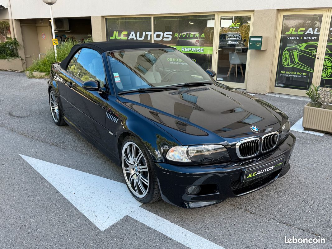 Bmw m3 e46 343 cv smg cabriolet carnet et dossier d'historique disponible (image 1)