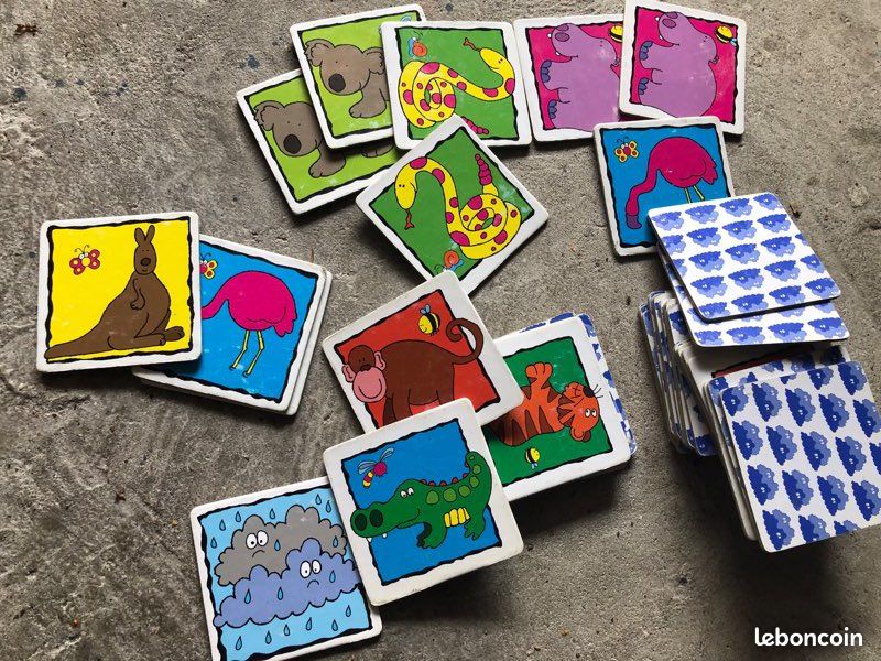Jeu de cartes mémo cartonnée (image 1)