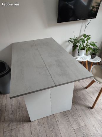 Table de salle à manger d'occasion Bois Gris Toute la France