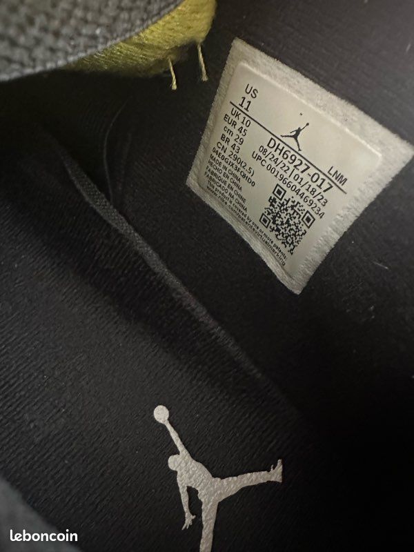 Jordan 4 rétro thunder (image 11)