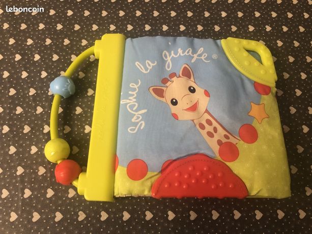 Livre D'Éveil SOPHIE LA GIRAFE - Activités Sensorielles Pour Bébé - Multicolore
