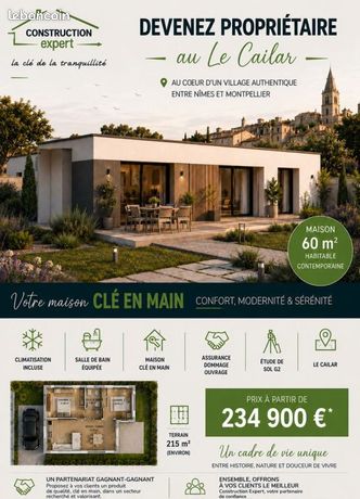 Maison 3 pièces 60 m²