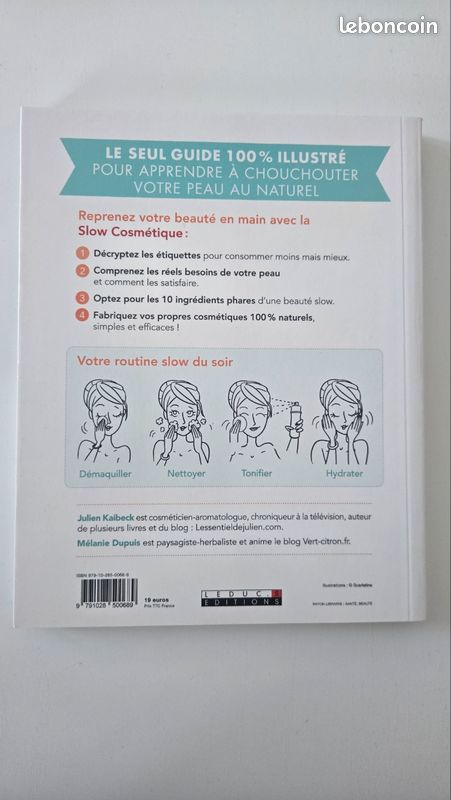Livre Slow cosmétique, le guide visuel de Julien Kaibeck et Mélanie Dupuis (image 3)