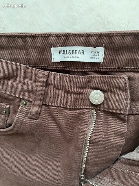 Jean droit jambes larges Pull&Bear 36 (image 3)