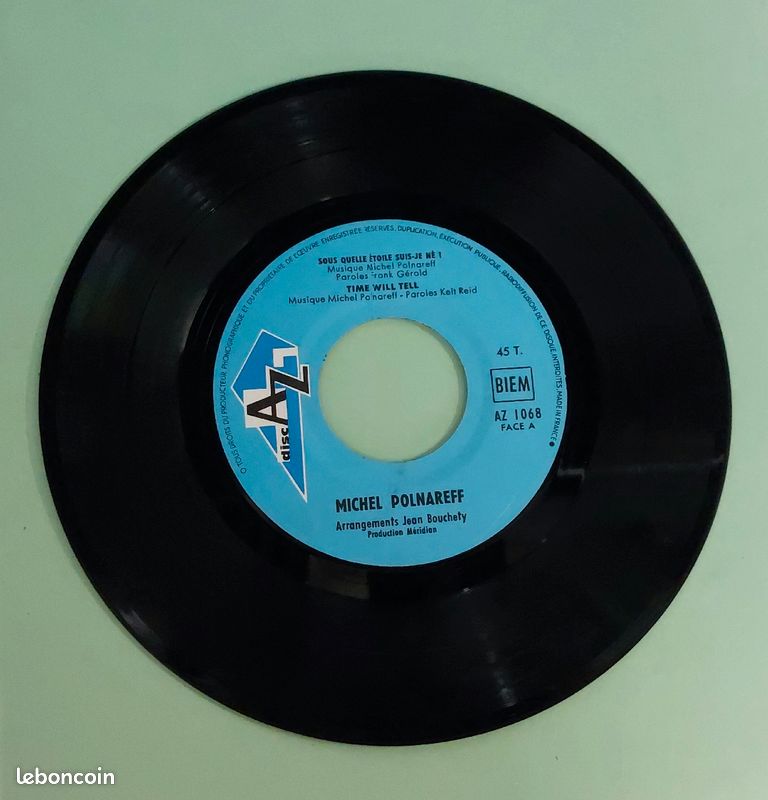 45T vinyle, "Michel Polnareff " (image 4)