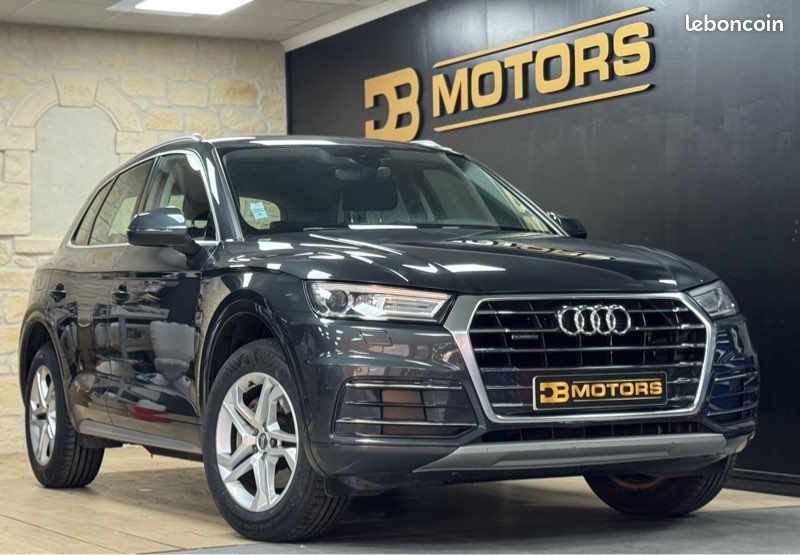 1°Main Garantie 12 mois Audi Q5 II 2.0 TDI 163 ch Design quattro S tronic 7 / Écran multimédia / GPS / Keyless / Hayon électrique / Radar avant et arrière / Xénon / CarPlay* Full suivi Audi Origine🇫🇷 (image 1)