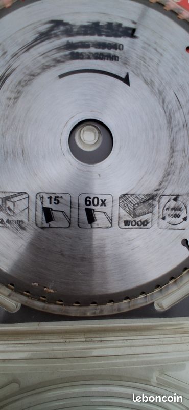 Lame scie circulaire makita 235mm 60dents (image 2)