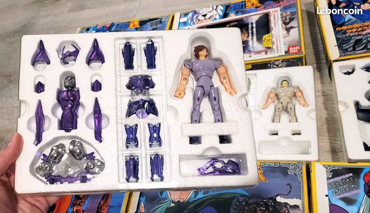Saint Seiya Vintage – Epsilon Asgard, Bandai 1988, Complet (boîte Abîmée)