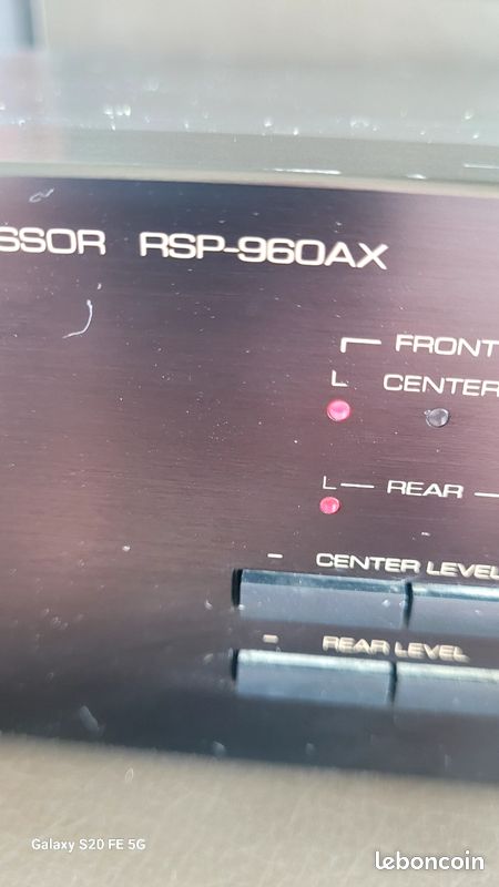 Préampli Rotel RSP-960AX – Révisé – Garantie 1 An – Son Hi-fi Noir